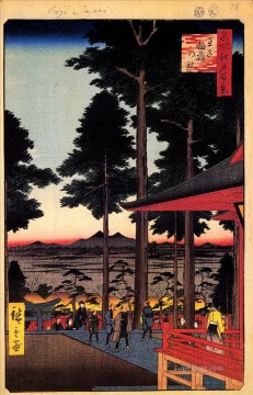 日本 Painting - 王子の稲荷神社 歌川広重